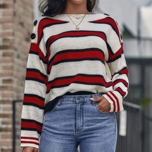 Shein Striped Seeater